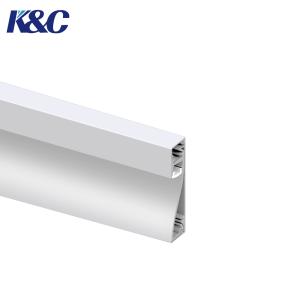 China K80 LED Corner Aluminium Profile 80mm Height with PC Diffuser on sale
