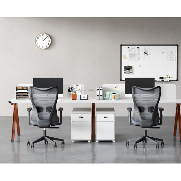 Office Furniture Luxury Lumbar Back Support Ergonomic Executive Swivel Computer Desk Mid-back Chairs