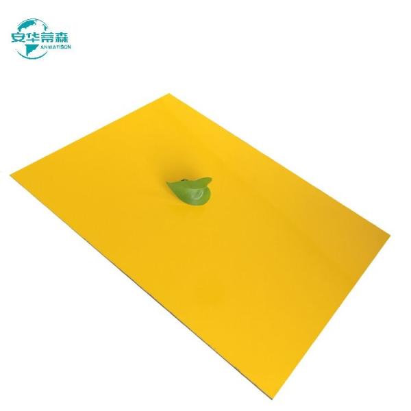 PVDF / PE Coated High Glossy ACP 3mm Thickness Glossiness 85% For End Applicatio