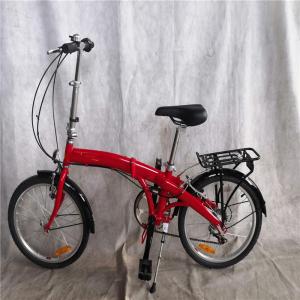 Double V Brake System Aluminum Alloy Folding Bike Frame for 20 Inch Foldable