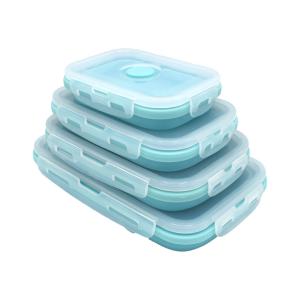 Bpa Free 550ml 1L 3L Camping Foldable Lunch Box