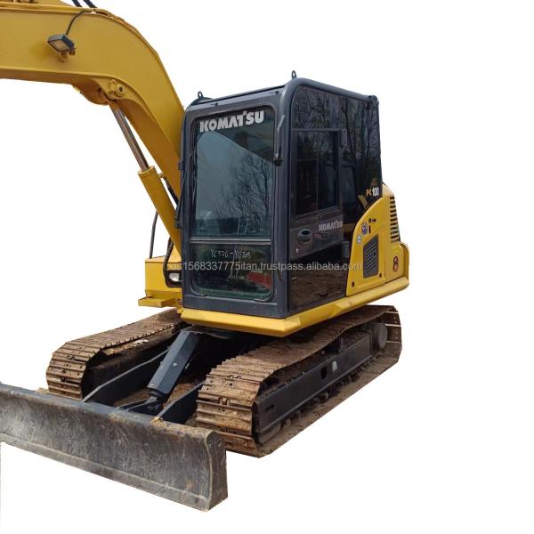Used 10 Ton Komatsu PC100 Excavator with Original Hydraulic Cylinders in