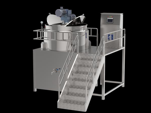 Liquid Detergent Mixing Machine With Agitator Chemical Making Machine Electric