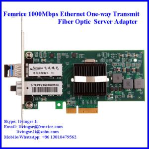 Cheap 1000Mbps Gigabit Ethernet PCI Express x4 Bus Interface Single Transmit Port Server Network Adapter 1G2PF571-SFP-TX for sale