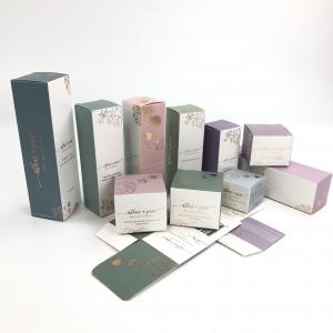 China Wholesale Rigid Paper Perfume Packaging Cosmetic Box Custom Print Luxury Cardboard Cosmetic Perfume Box on sale
