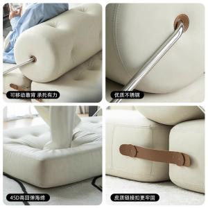 Small Apartment Single Sofa Folding Bed Tofu Block Leisure Lazy Sofa Chair OEM