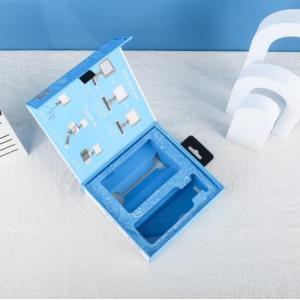 Matt Lamination Consumer Electronics Packaging Eco Friendly Paper With Hook