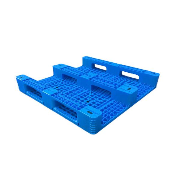 Quality Food Factory 1100 X 1100 Blue HDPE Plastic Pallet 100% Recycled Plastic Pallet Supplier wholesale