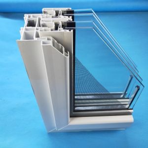Cheap HONOR PSW80 Modern PVC Soundproof Sliding Window with Double Glazed Fiberglass Screen Energy Efficient &amp; Smooth Operation for sale
