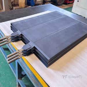 ASTM B265 ASTM B338 Titanium Anode Titanium Dioxide Anode For Wastewater