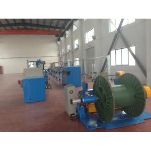 Sky Blue Insulated Flexible Wire Extruder Machine For Optical Cable Sheathing