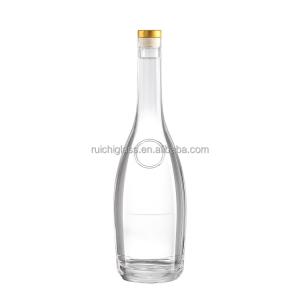 Exquisite Custom Design 300ml 500ml Vodka Whiskey Glass Liquor Bottle for Supply