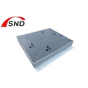 EN124 D400 Ductile Iron Manhole Cover with Double Triangle Design for Drain Away