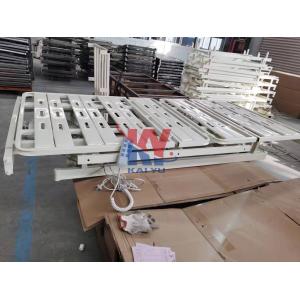 Manual 2 cranks hospital bed Invisible cranks ABS headboard and endboard with 5'