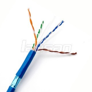 Quality Network 1000VDC HDPE Cat6 Lan Cable ETL FTP 4 Pair Shielded CCA Al Mylar wholesale