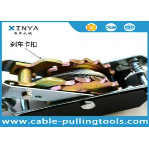 ISO , CE Transmission Line Stringing Tools , 2T Wire Rope Puller with Single