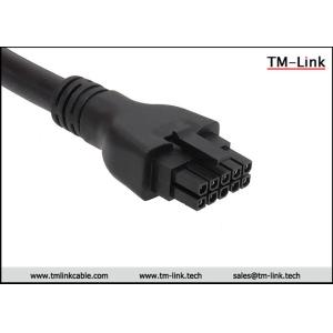 Molex 4.2mm pitch 10 poles overmolded cable assemby with black PVC Jacket