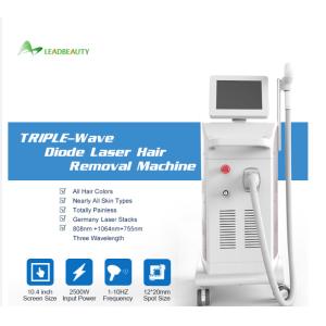 China miracle epilator 808nm diode laser hair removal/laser hair removal machine 808nm diode painless on sale