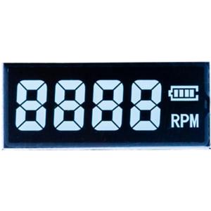 Cheap Rotating Speed Instrument VA LCD Display RoHS Segment Negative LCD Display for sale
