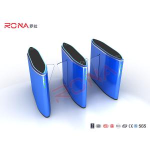 DC24V Brushless Motor Flap Barrier Gate 550mm Passage Width Red / Blue / Grey