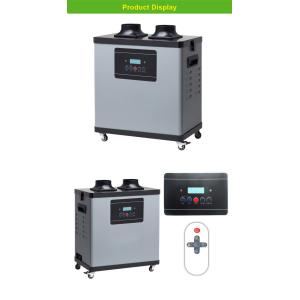 200W Flexible Arm Solder Fume Extractor LED Display Low Noise