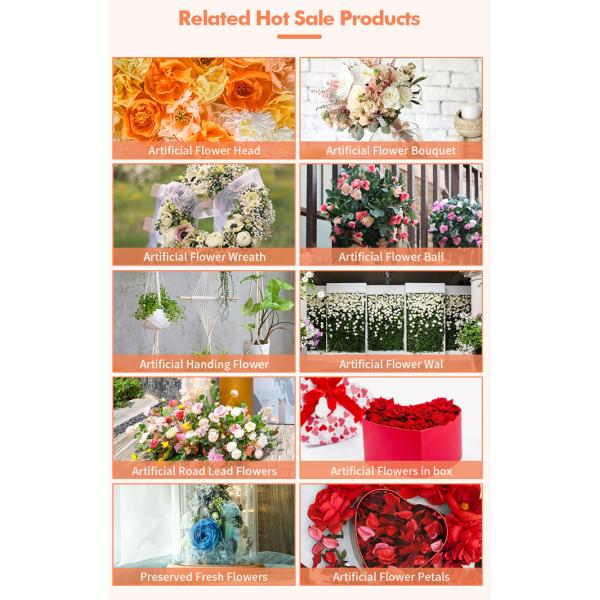 BSCI 100% Handmade Artificial Silk Flowers Centerpieces For Dining Table