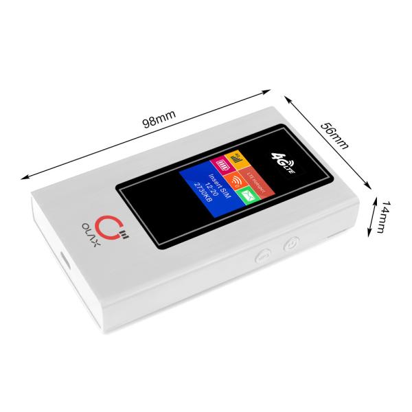 Lightweight OLAX MF981VS Portable Wifi Routers 4G Unlocked RoHS CE