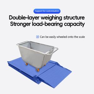SOHE 1.2m*1.2m 2t Industrial Weighing Scale Platform with Double Ramp and 2000KG