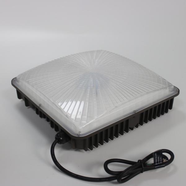 Quality IP65 Square LED Canopy Lights , Ceiling Led Parking Garage Lights DLC Certified wholesale