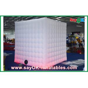Party Photo Booth Foldable Inflatable Photobooth Kiosk Built-In Blower Fireproof