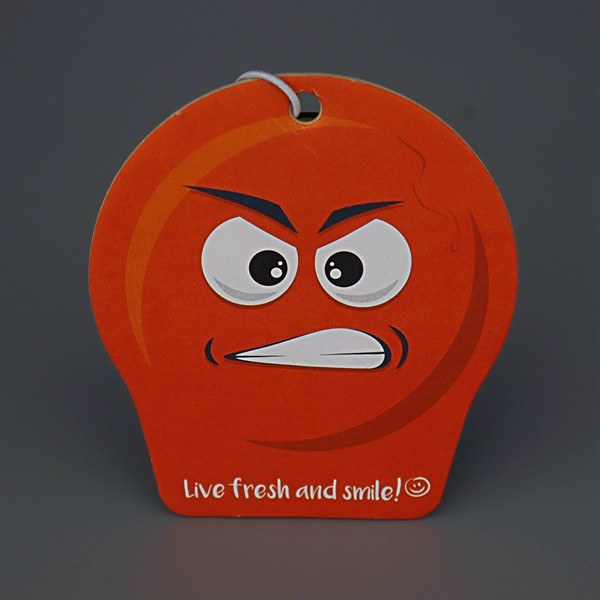 Quality Custom fragrance Hanging Paper Air Freshener for Basement wholesale