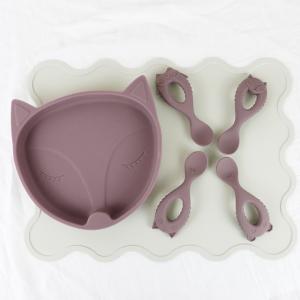 BPA Free Waterproof Kids Silicone Placemat Non Slip Reusable table mat For Baby