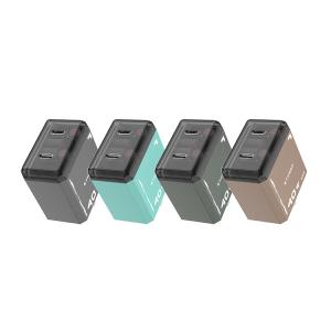 Original 40w Uk Eu Us Plug Super Fast Charging Charger With 2 Type C for Gan PD