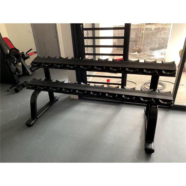 Commercial Gym Body Building Steel 3 Tier Commercial Dumbbell Rack for Gym Use