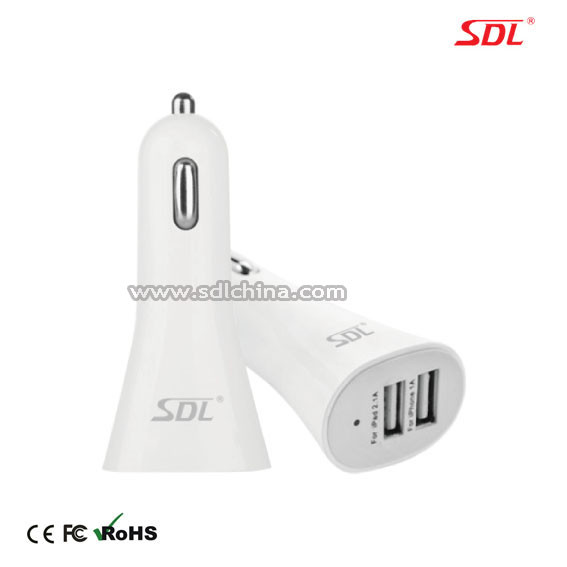Quality SDL Car Charger Universal Car Adapter USB Charger for Cigarette Lighter C02 wholesale
