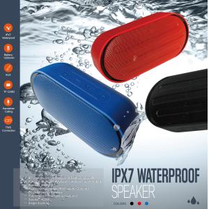 2021 new waterproof bluetooth speaker ,waterproof IP X7 ,private mould from