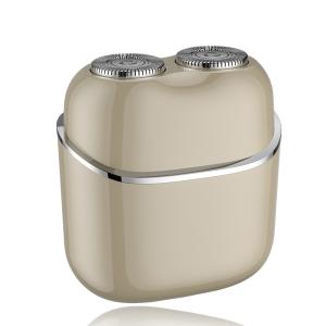 China Portable Mini Dual-Head Electric Shaver Fully Washable with Magnetic Floating Design for Men on sale