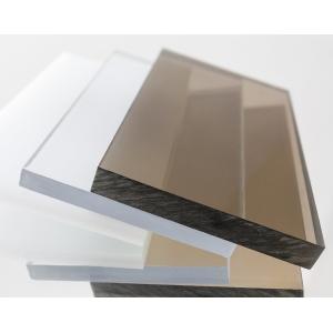 PC Polycarbonate Solid Sheet UV Coating Fire Resistant 0.8mm-20mm Roofing Sheet