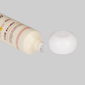 Liquid BB Cream Custom Cosmetic Tubes D30mm 30-80ml With Spherical Cover