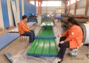 China colorful corrugated steel roofing sheet prime price on sale