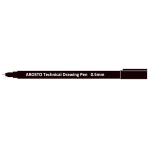 Black Pigment Ink PP Technical Drawing Pens for Sketching or Writing Waterproof