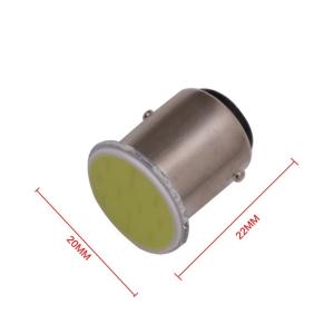 White 1157 COB Auto BAY15D 180lm LED Tail Light Bulbs