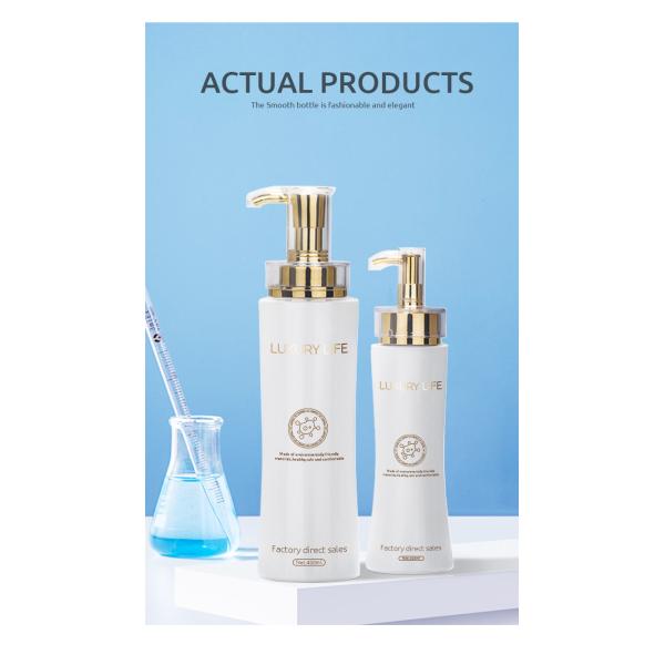 500ml Cosmetic Lotion Bottle PET Material , Empty Lotion Bottles With Pump