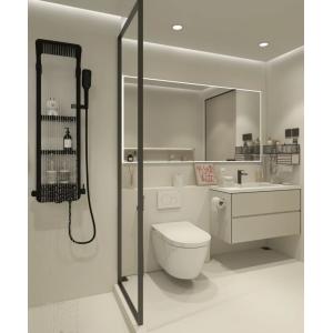 Concealed Flush Tank with Back Outlet Connection - Push Button Control