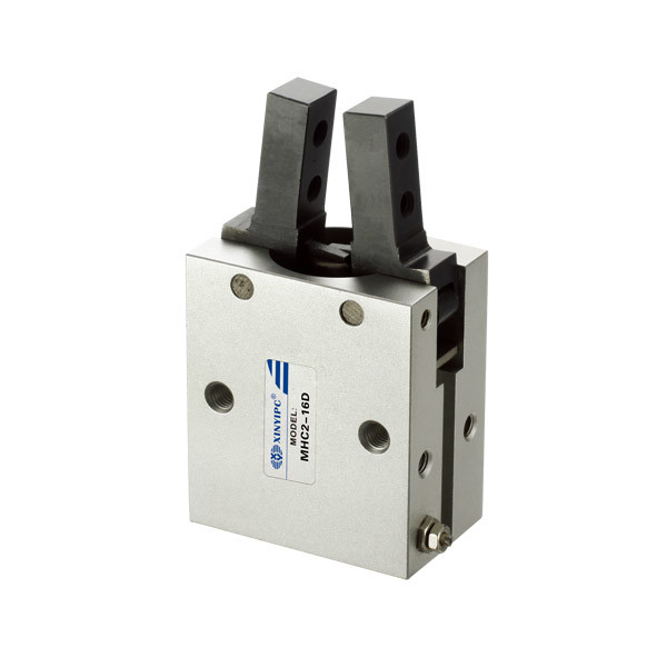 Quality Adjustable Point Type Double Rod Cylinder Pneumatic Gripper MHC2 Series Without Magnet wholesale