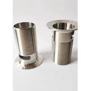 63mm Diameter CNC Machining Parts M16 Threaded Tube No Burs