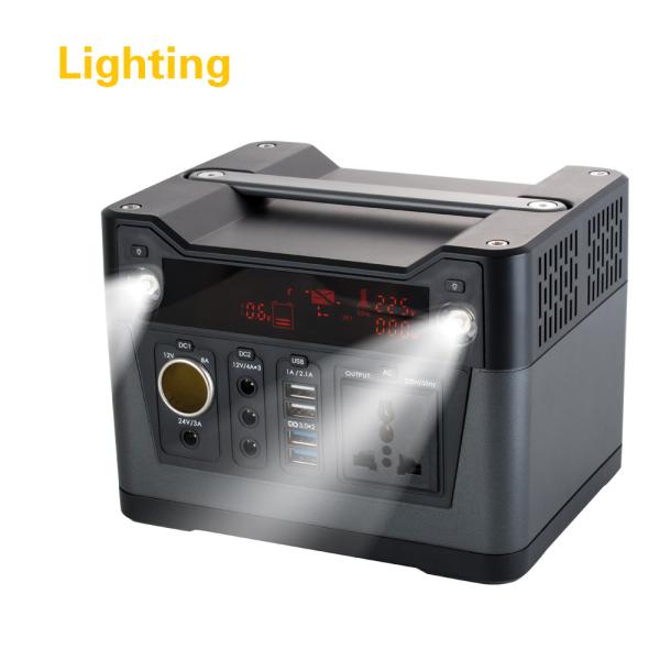 135WH Portable Solar Powered Generator , Lithium Battery Portable Solar
