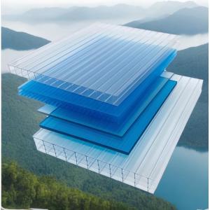 UV Protective Polycarbonate Multilayers Hollow Plastic Sheet With B1 Fire Rate