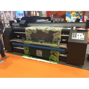 China Double Vision Fabric Plotter , Automatic  Inkjet Fabric Printing Machine on sale