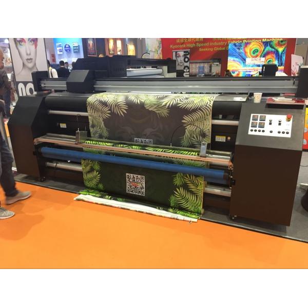 Quality Double Vision Fabric Plotter , Automatic  Inkjet Fabric Printing Machine wholesale